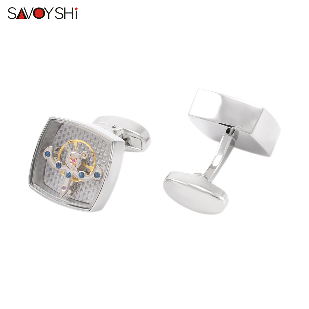 Jewelry Watches Brands - SAVOYSHI Fonksiyonel Tourbillon Izle Kol Düğmeleri
