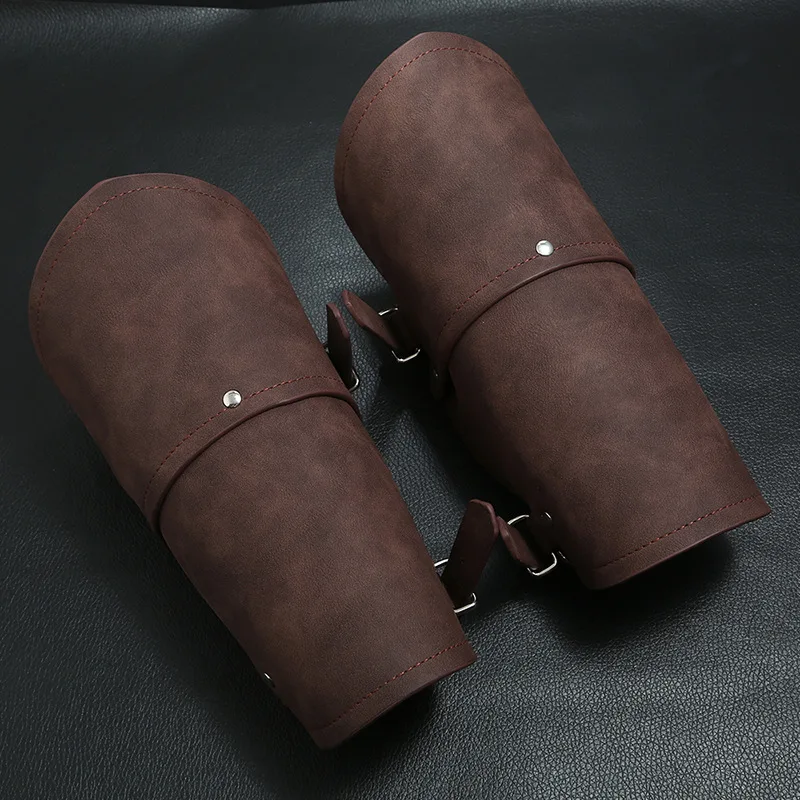 Leather Bracelet - Ortaçağ Zırh Eldiven Geniş Manşet Bracers
