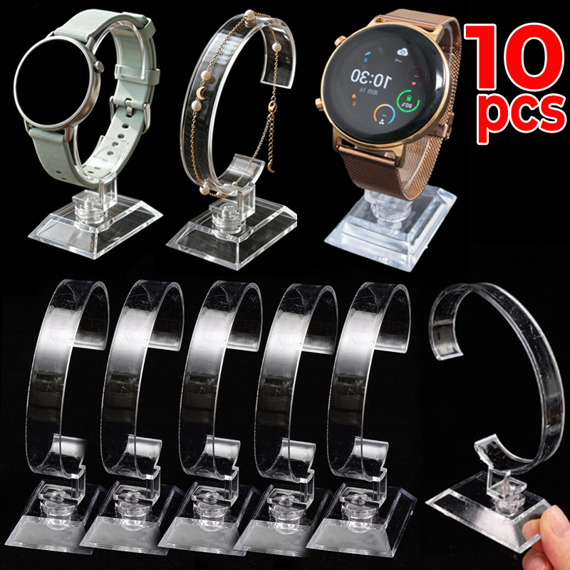 Jewelry Like Watches - Şeffaf Saat Sergi Standı C-Daire Akrilik