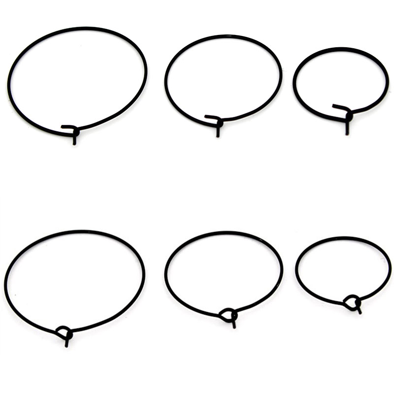 Hoop Earrings - 20 adet 20mm 25mm 30mm paslanmaz