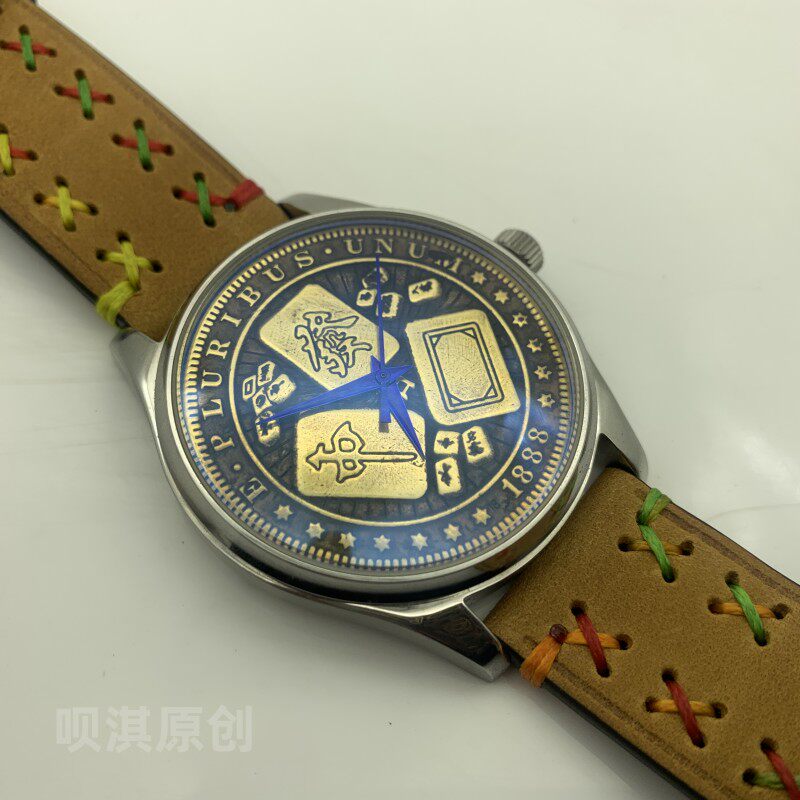 Leather Bracelet - Bağımsız saat ustası el yapımı bronz
