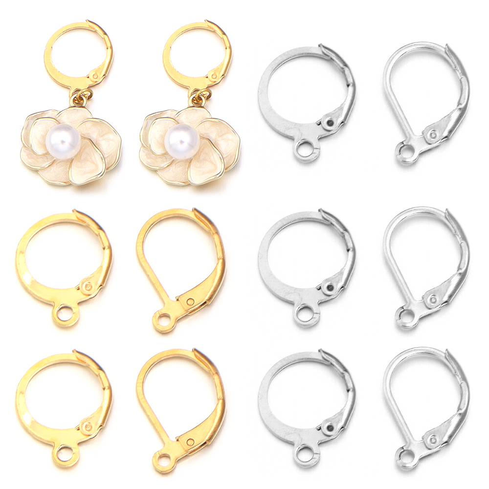 Hoop Earrings - 20 adet/grup paslanmaz çelik kulak kancası