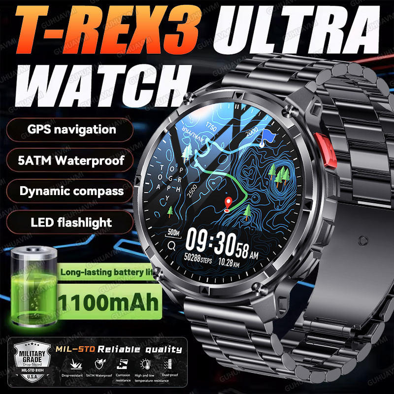 Italian Jewelry Watches - 2026 Yeni T-Rex3 Ultra 1100Mah Askeri