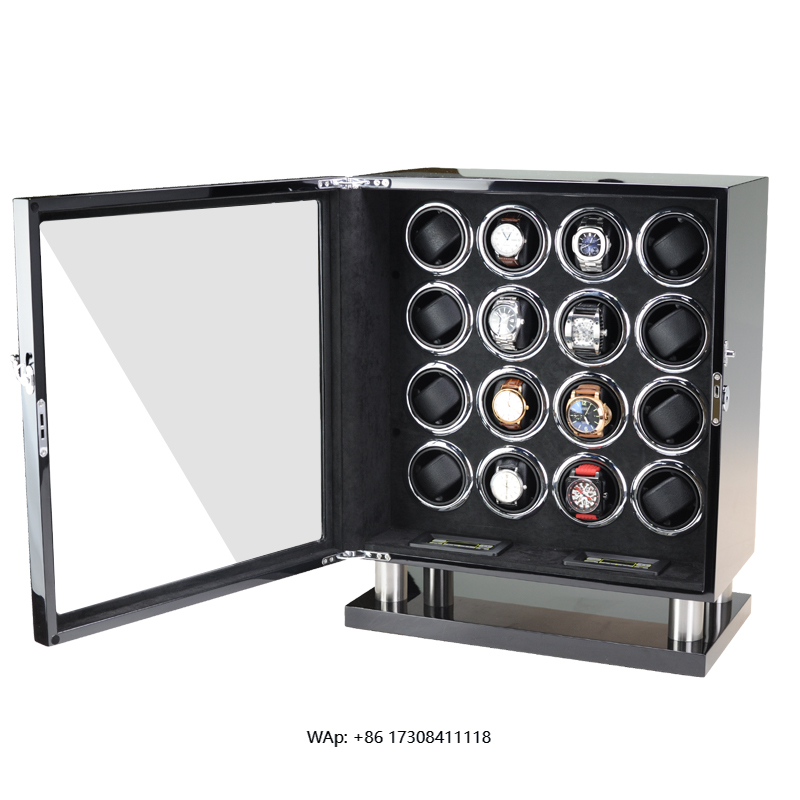 Automatic Watch Winder - Lüks Otomatik Saat Çalıştırıcı Kasası Ahşap