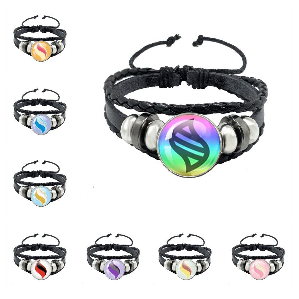 Leather Bracelet - Çok Satan Pokémon Siyah Deri Kayışlı