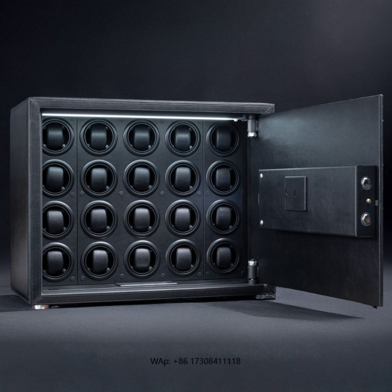 Watch Display Box - Parmak İzi Güvenlik Kasalı Lüks Otomatik