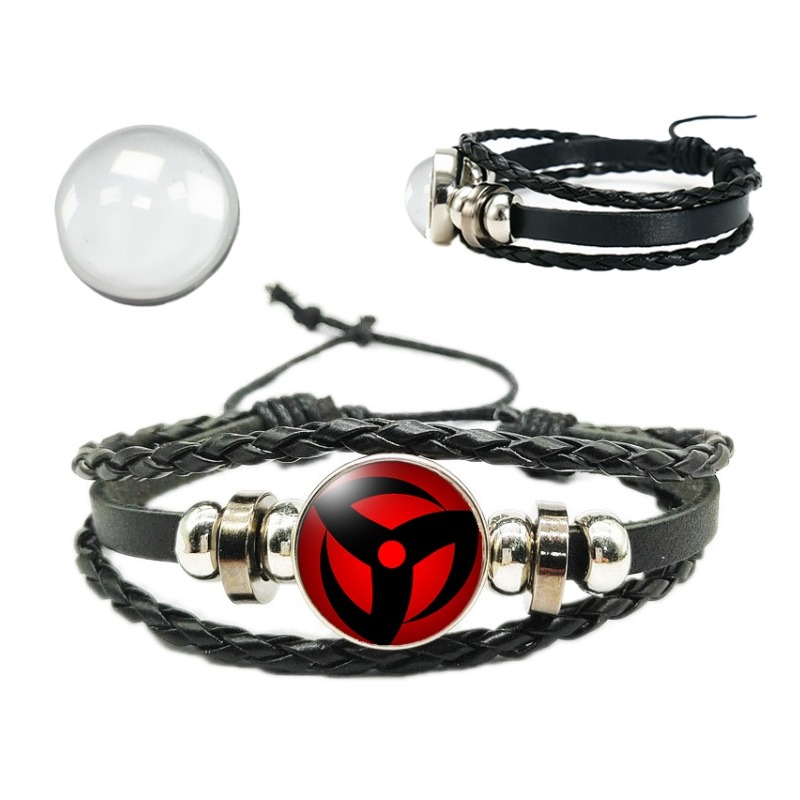 Anime Naruto Snap Örgü Deri Co - Leather Bracelet incelemesi ve fiyatı