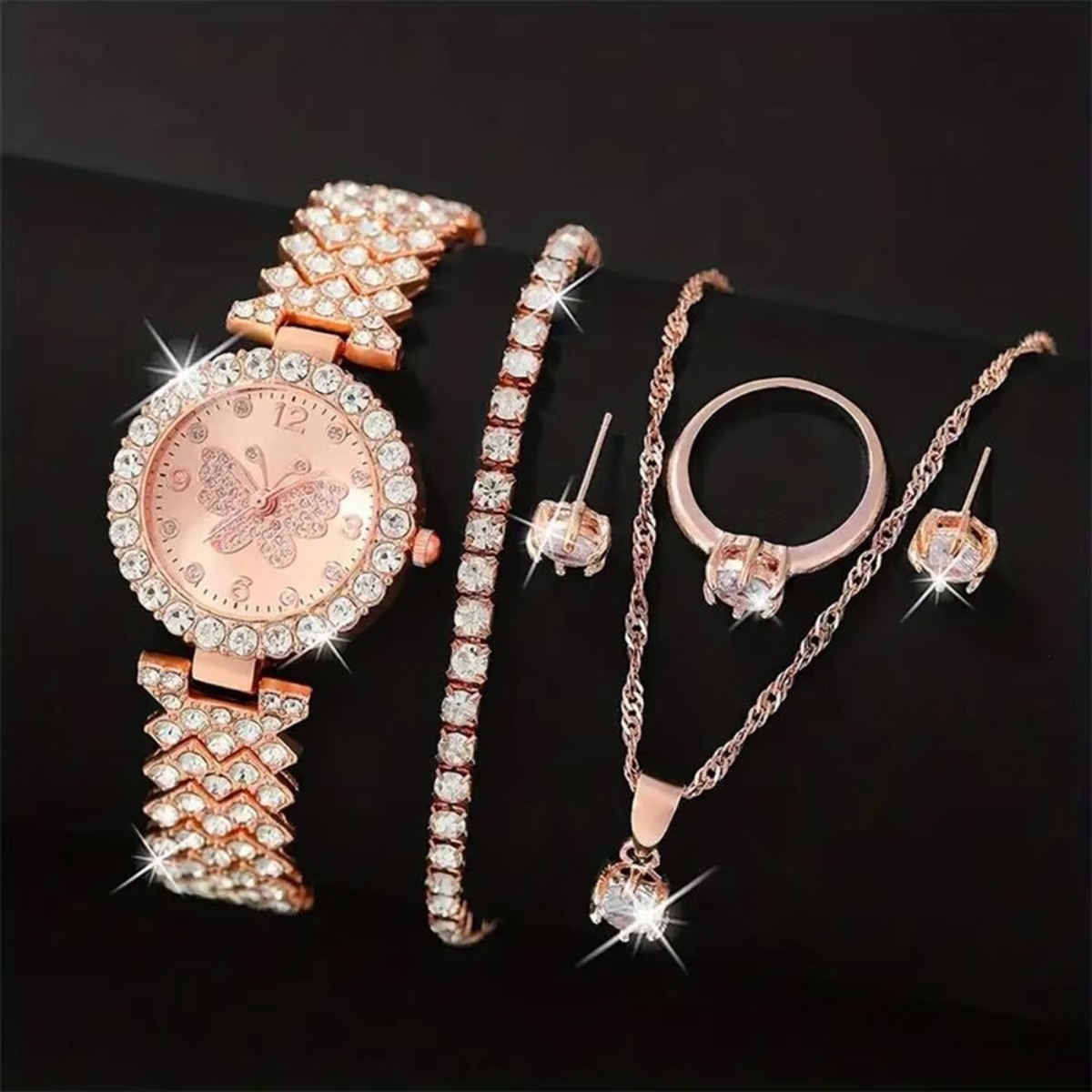 6 adet/takım lüks taklidi kele - Jewelry Like Watches incelemesi ve fiyatı