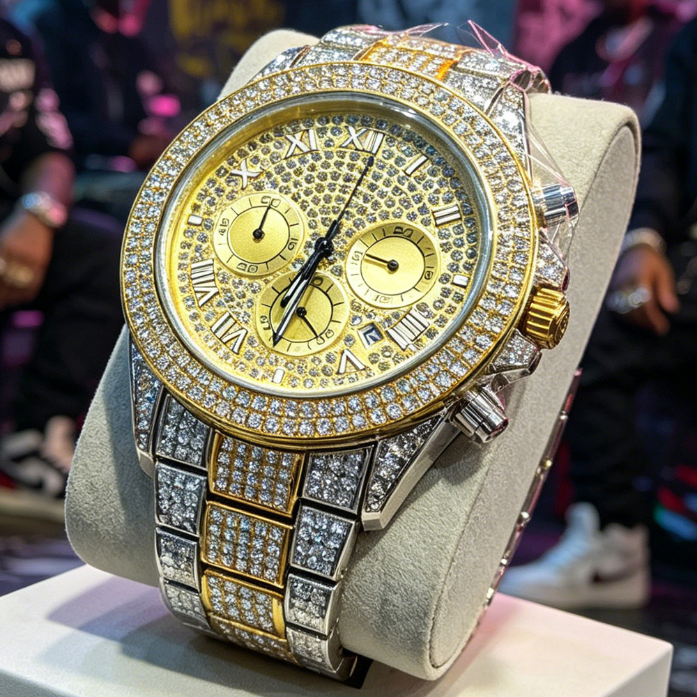 Logo Yok Gümüş Altın Tam Elmas - Jewelry Watches Brands incelemesi ve fiyatı