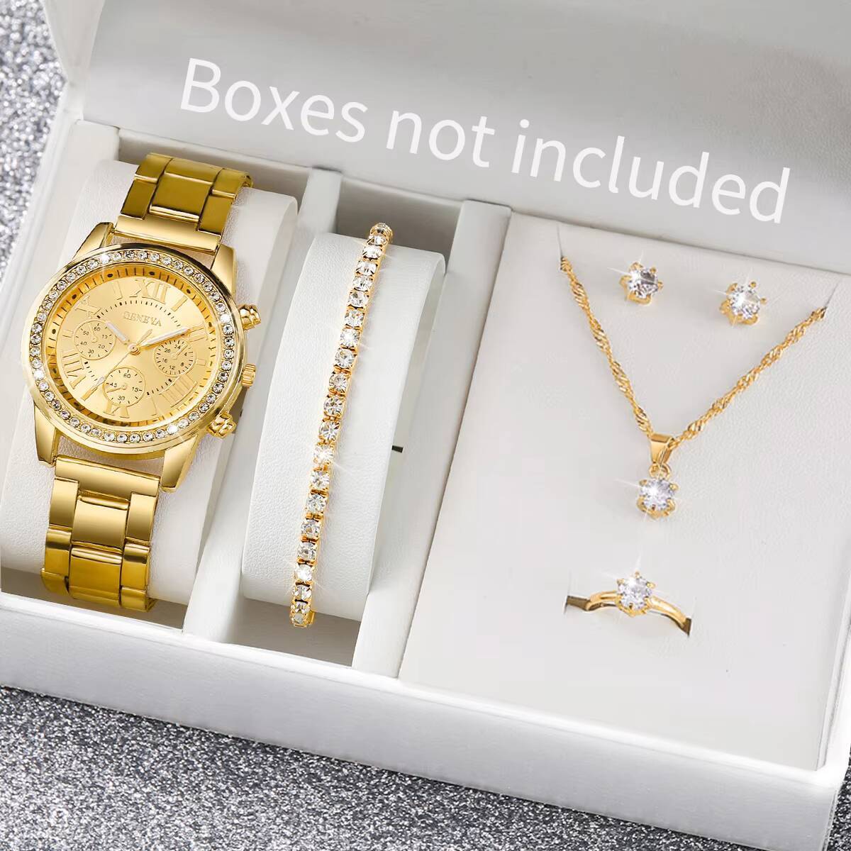 6 adet/takım moda taklidi kadı - Jewelry Like Watches incelemesi ve fiyatı