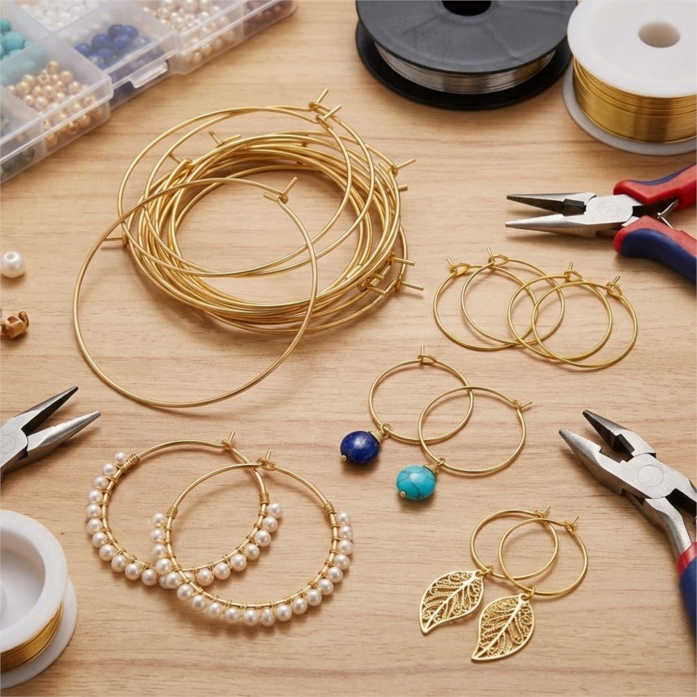 50 Adet 316 Paslanmaz Çelik 15 - Hoop Earrings incelemesi ve fiyatı