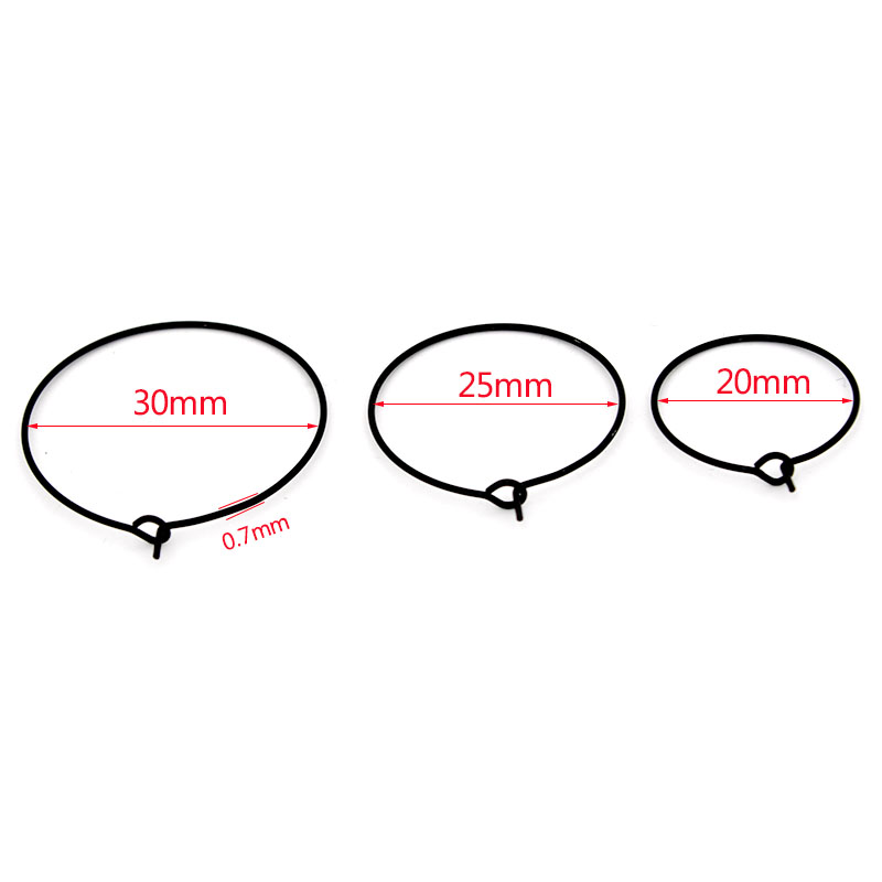 20 adet 20mm 25mm 30mm paslanm - Hoop Earrings incelemesi ve fiyatı