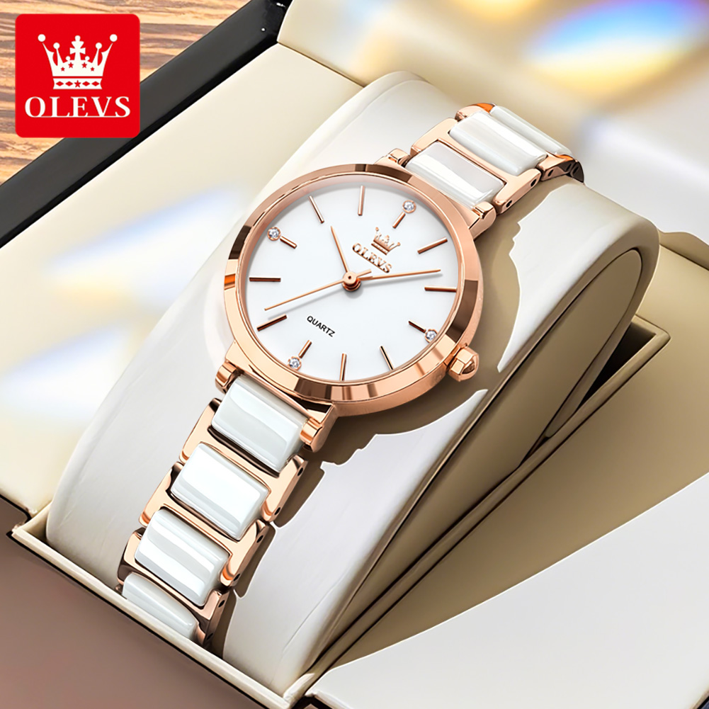 OLEVS Kadın Saati 5877 Lüks Za - Jewelry Bracelet Watches incelemesi ve fiyatı
