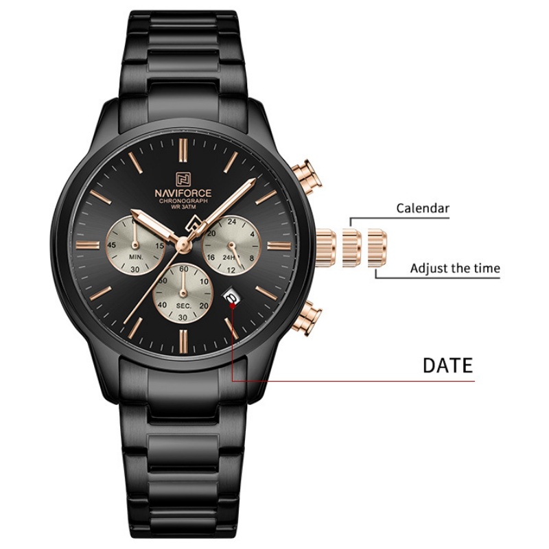 NAVIFORCE Erkek Kuvars Kronogr - Watch Display Box incelemesi ve fiyatı