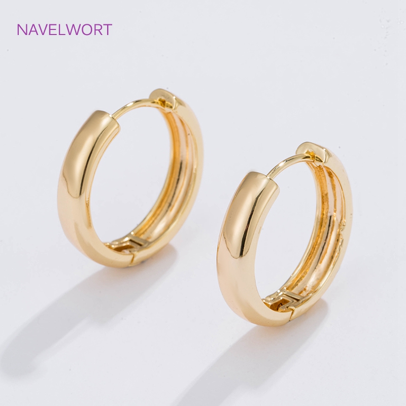 6 boyutları altın kaplama dair - Hoop Earrings incelemesi ve fiyatı