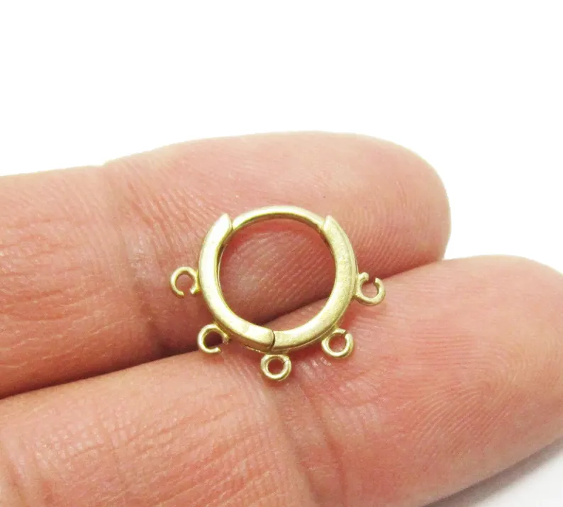 10 adet Pirinç Kulak Çemberler - Hoop Earrings incelemesi ve fiyatı