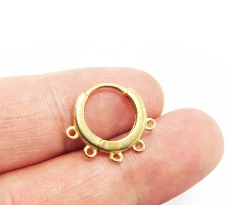 10 adet Pirinç Kulak Çemberler - Hoop Earrings incelemesi ve fiyatı