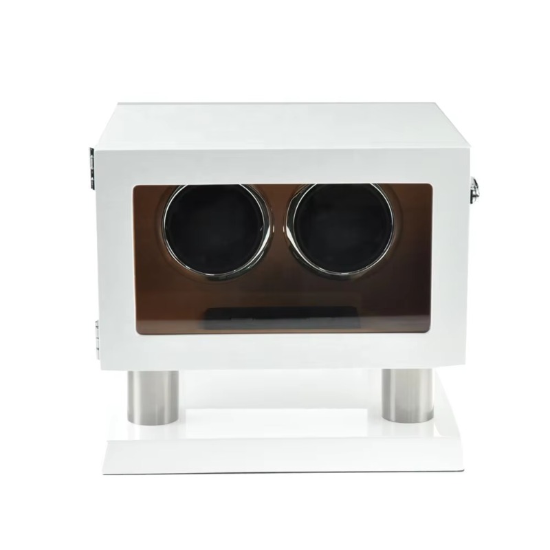 Beyaz Kahverengi Deri Kontrolö - Automatic Watch Winder incelemesi ve fiyatı