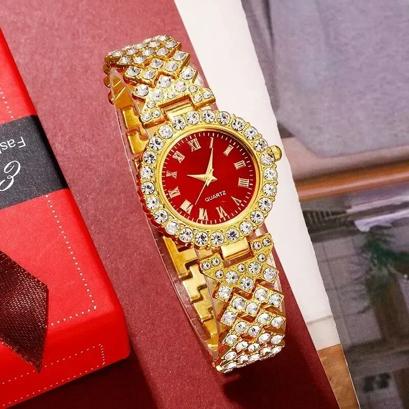 Altın lüks İzle kadınlar yüzük - Jewelry Like Watches incelemesi ve fiyatı