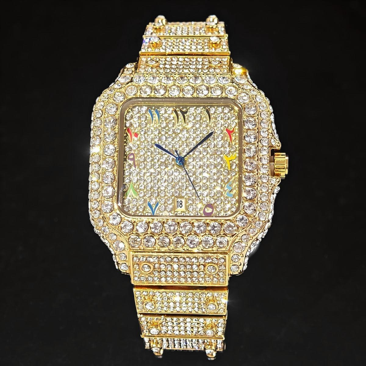 Sıcak Moda UNIGUET Tam Elmas K - Jewelry And Watches Luxury Brand incelemesi ve fiyatı