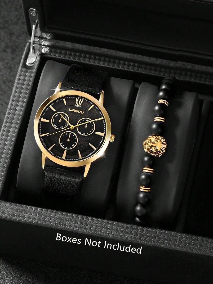 LIANDU LIANDU 1 Set Erkek Moda - Leather Bracelet incelemesi ve fiyatı