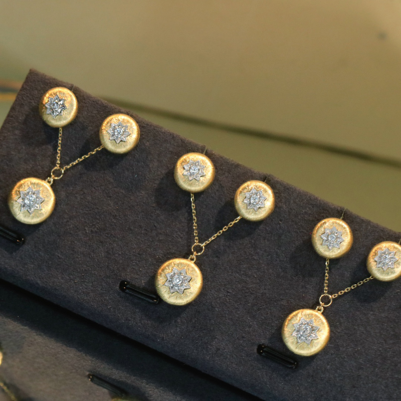 LUOWEND 100% 18 K Sarı Altın K - Diamond Stud Earrings incelemesi ve fiyatı