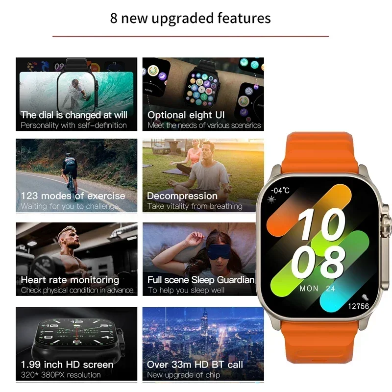 Yeni Seri 9 Watch PK HK8 PRO M - Italian Jewelry Watches incelemesi ve fiyatı