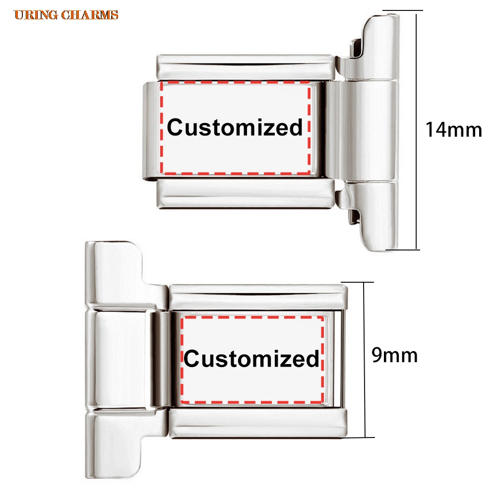 1 çift Resim Logo Özelleştiril - Italian Jewelry Watches incelemesi ve fiyatı