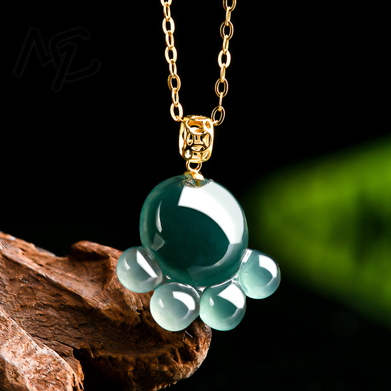Doğal Gerçek Zümrüt Mavi Su Ye - Jewelry & Watches Store incelemesi ve fiyatı