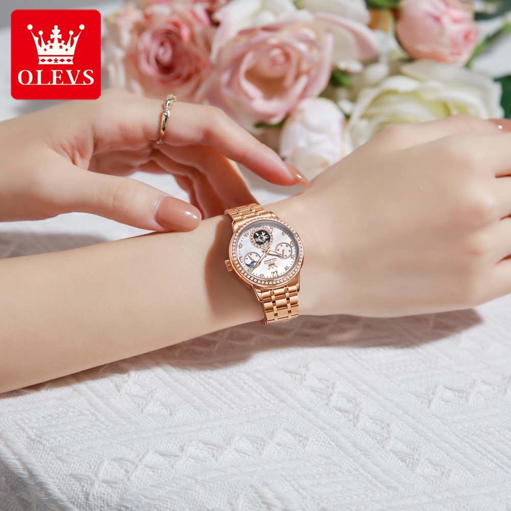 OLEVS kadın saatleri üst marka - Leather Bracelet incelemesi ve fiyatı