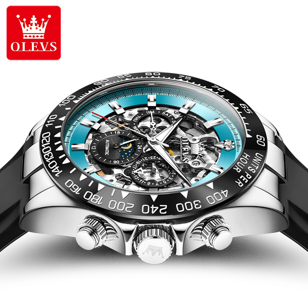 OLEVS İskelet Mekanik Erkek Sa - Automatic Watch Winder incelemesi ve fiyatı