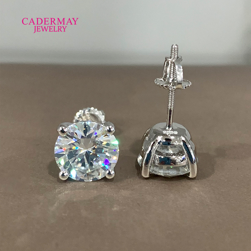 Yüksek Kalite 4 Çatal Vida Ger - Diamond Stud Earrings incelemesi ve fiyatı
